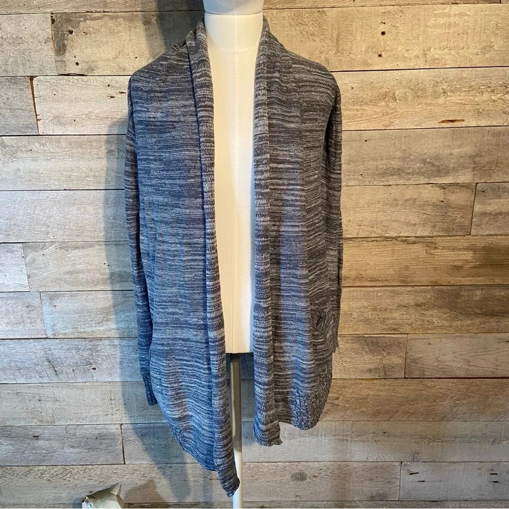 Aritzia Wilfred‎ Women's Blue Open Cardigan Sweater In Size X-small
